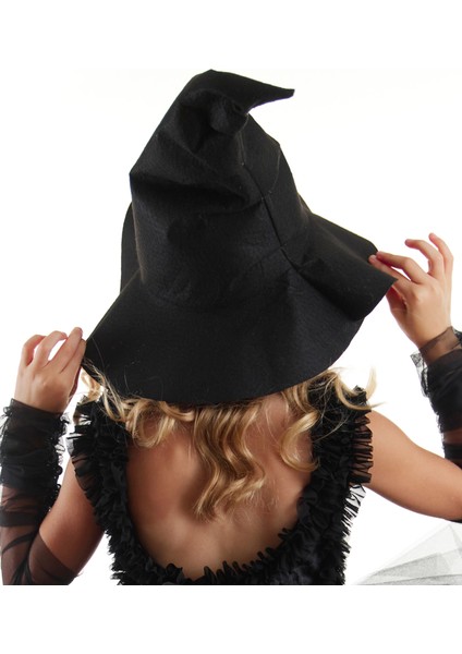 Cadı /büyücü Şapkası, Çocuk Kostümü Aksesuarı, Cadılar Bayramı Halloween Aksesuarı fırsatları
