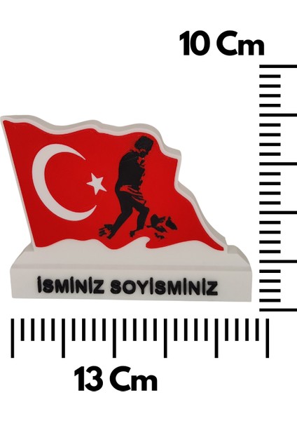 Türk Bayraklı Atatürklü Masaüstü İsimlik fiyatları
