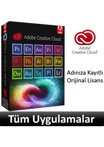 Creative Cloud (Tüm Uygulamalar) - 1 Aylık Abonelik Kodu