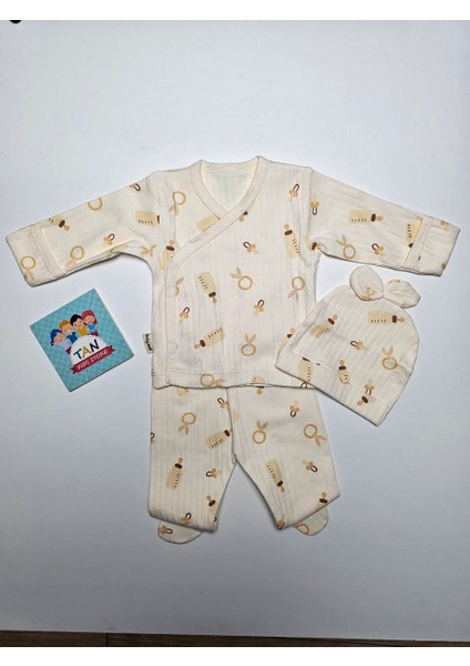 Biberon Desenli 3'lü Takım