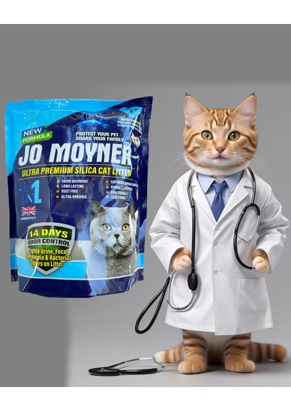 Erken Teşhis Formüllü 1,62KG Kristal Kedi Kumu