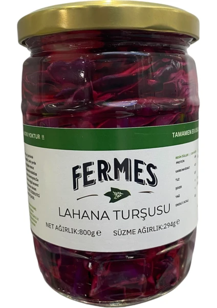 Kırmızı Lahana Turşusu 800 gr