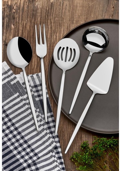 56 Parça Paslanmaz Çelik,6 Kişilik Çatal Kaşık Bıçak Takımı,yemek Takımı,steak Çatal-Steak Bıçak,servis Kepçe Seti indirimleri