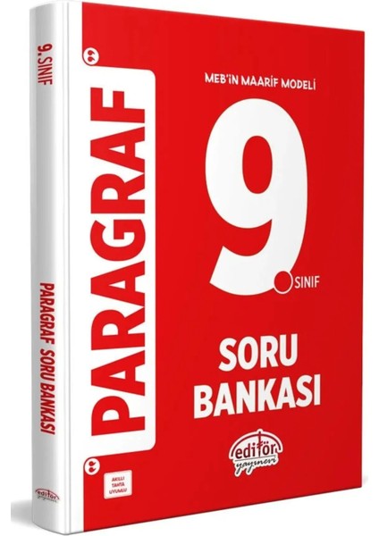 Editör Yayınevi Güncel Yeni 9. Sınıf Paragraf Soru Bankası