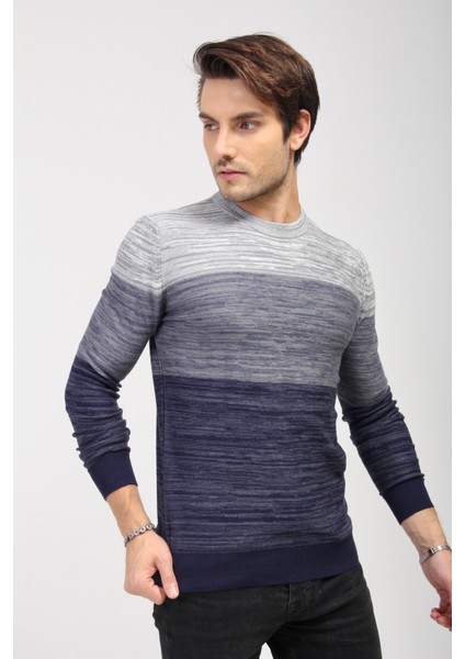 Bisiklet Yaka Regular Fit Triko Kazak