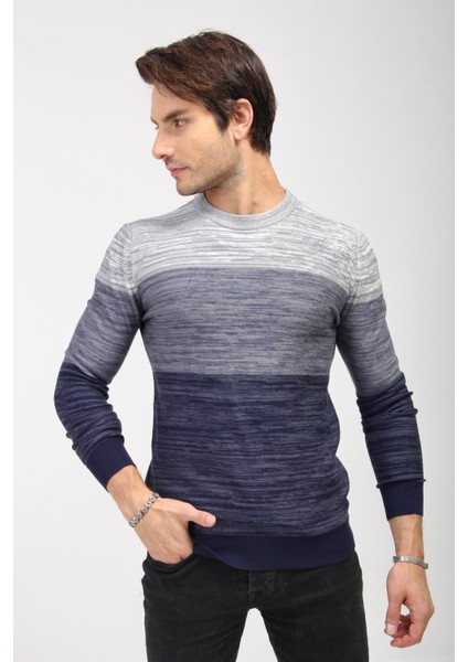 Bisiklet Yaka Regular Fit Triko Kazak