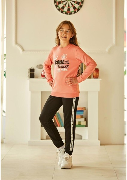 B2939 Kız Çocuk Coral Pijama Takımı