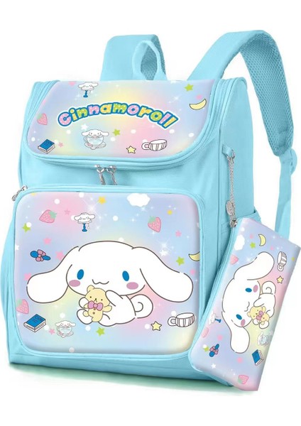 Kalem Kutusuyla Birlikte Büyük Kapasiteli Okul Çantası (Yurt Dışından)