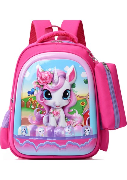 Anaokulu Okul Oxford Kumaş Öğrenci Okul Kalem Kutusu ile Çanta (Yurt Dışından)