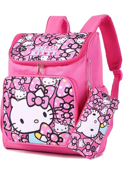 Kalem Kutusuyla Birlikte Büyük Kapasiteli Okul Çantası (Yurt Dışından)