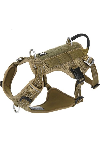 Tactical Asker Yeşili Köpek Göğüs Tasması