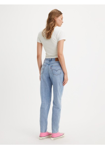 80S Mom Jean Tr Hows My Drıvıng Kadın Kot Pantolon modelleri