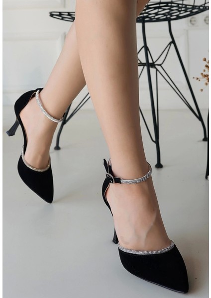 Jonny Siyah Süet Topuklu Ayakkabı fiyatları
