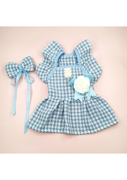 Xiaoxiangfeng Black And White Dog Clothes Spring And Autumn Small Dog Teddy Pet Clothing Little Cat Skirt (Yurt Dışından) modelleri