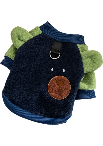 Yeşil ve Kış Giysileri, Sıcak Köpek Giysileri, Tatlı Sıcak Ayı Traktör Hoodie, Köpekler ve Kediler Için Sıcak Giysiler. (Yurt Dışından)