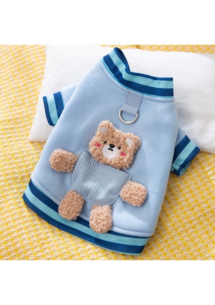 Yeşil ve Kış Giysileri, Sıcak Köpek Giysileri, Tatlı Sıcak Ayı Traktör Hoodie, Köpekler ve Kediler Için Sıcak Giysiler. (Yurt Dışından) modelleri