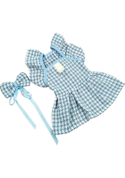 Xiaoxiangfeng Black And White Dog Clothes Spring And Autumn Small Dog Teddy Pet Clothing Little Cat Skirt (Yurt Dışından)