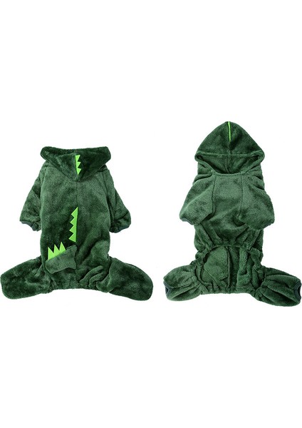 Dört ayak kıyafeti, köpek kedi dışında ve kış sıcak kıyafetleri, küçük köpek tiger giysileri, dinozor değiştirme kıyafetleri (Yurt Dışından) fırsatları