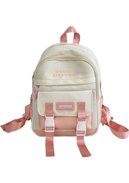 Mori Sistemi Yüksek Değerli Çarpışma Rengi Ortaokul Lise Öğrencileri Omuz Çantası Ultra Hafif Su Geçirmez Sıçrama Dekompresyon Omurga Koruması Büyük Kapasiteli Sırt Çantası (Küçük) (Yurt Dışından)