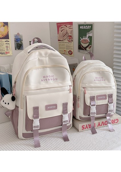 Mori Sistemi Yüksek Değerli Çarpışma Rengi Ortaokul Lise Öğrencileri Omuz Çantası Ultra Hafif Su Geçirmez Sıçrama Dekompresyon Omurga Koruması Büyük Kapasiteli Sırt Çantası (Küçük) (Yurt Dışından) fırsatları