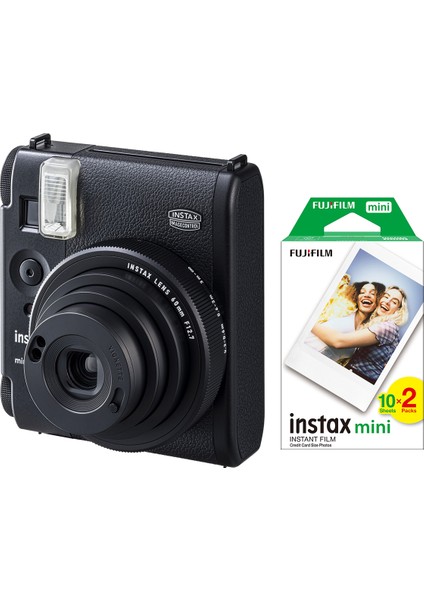 Instax Mini 99 Siyah Fotoğraf Makinesi ve 20'li Film