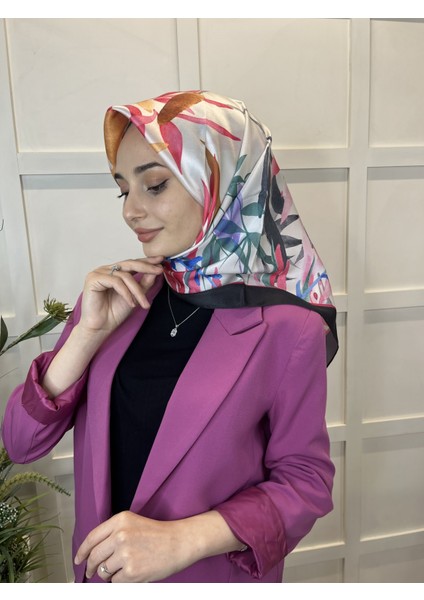 Kristal Eşarp, Yaprak Desenli Kristal Rayon Eşarp 01064 fiyatları