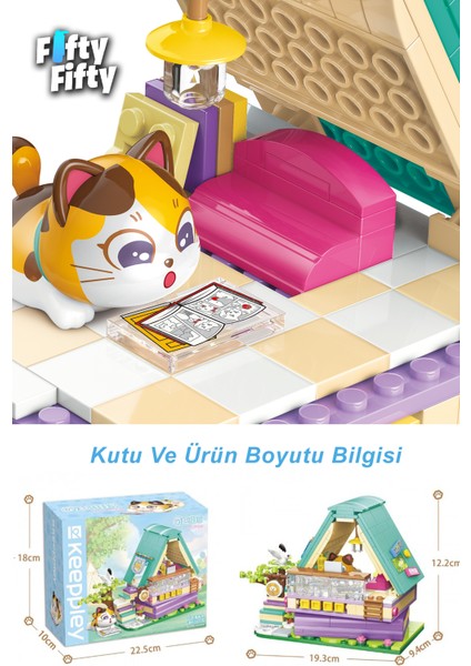 Keepley Lovely Street/sevimli Sokak Serisi Çizgi Roman Dükkanı (324 Parça) Oyuncak Yapım Seti FFK-28018 fırsatları