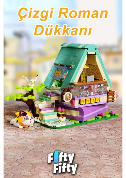 Keepley Lovely Street/sevimli Sokak Serisi Çizgi Roman Dükkanı (324 Parça) Oyuncak Yapım Seti FFK-28018 indirimleri
