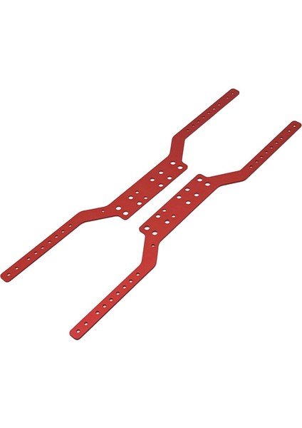 2x Alüminyum Şasi Çerçeve Rayları MN168 MN78 1/12 Ölçekli Rc Model Araba Parçası Kırmızı (Yurt Dışından)