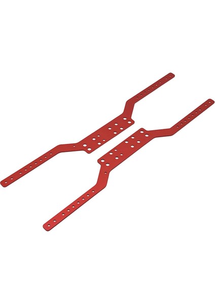 2x Alüminyum Şasi Çerçeve Rayları MN168 MN78 1/12 Ölçekli Rc Model Araba Parçası Kırmızı (Yurt Dışından)