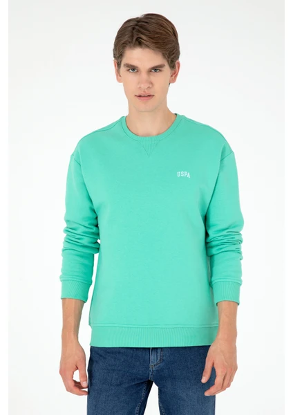 U.S. Polo Assn. Erkek Koyu Mint Sweatshirt 50295148-VR152