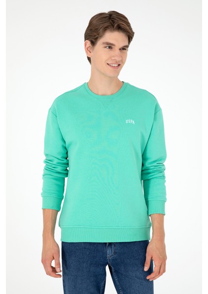 Erkek Koyu Mint Sweatshirt 50295148-VR152