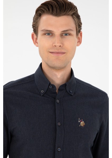 Erkek Lacivert Gömlek Basic 50293980-VR033 fiyatları