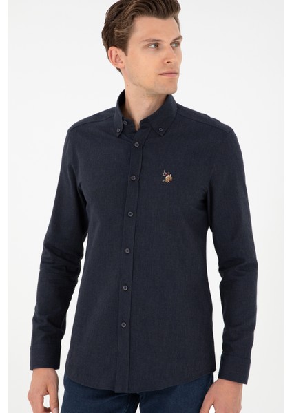 Erkek Lacivert Gömlek Basic 50293980-VR033 modelleri