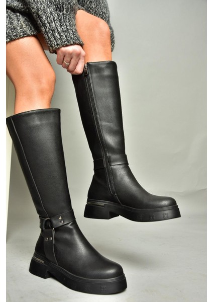 T996663009 Siyah Kadın Çizme