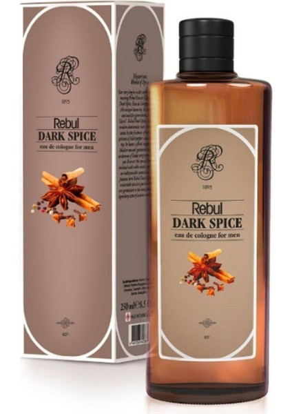 Dark Spice Edc 250ML Kolonya 500ML Duş Jeli 125ML Edc Kolonya 3'lü Avantaj Set