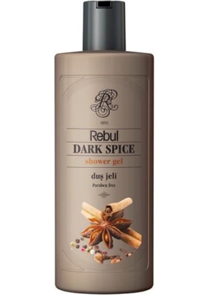 Dark Spice Edc 250ML Kolonya 500ML Duş Jeli 125ML Edc Kolonya 3'lü Avantaj Set