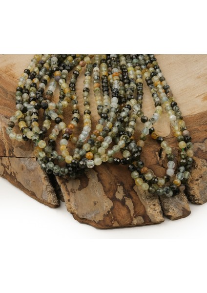 Perinayt Taşı Fasetli Doğal Taş Dizisi 3 mm fiyatları