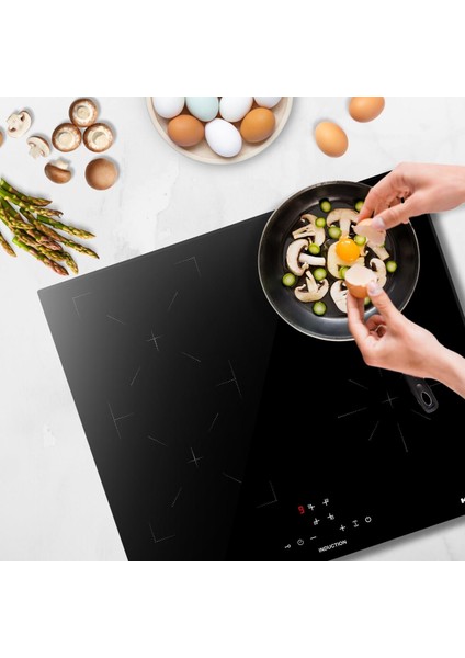 I6-4tb Siyah Indüksiyonlu Ankastre Ocak I6-4tb