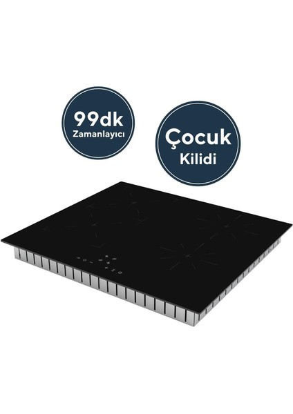 I6-4tb Siyah Indüksiyonlu Ankastre Ocak I6-4tb fırsatları