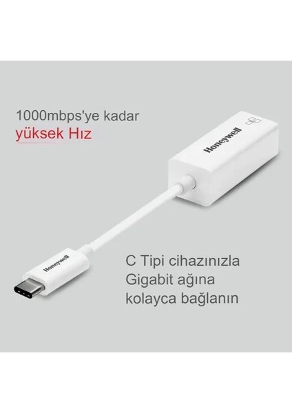 Type C To Gigabit Ethernet Adaptör HC000007