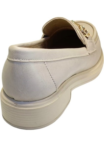 23-300 Kadın Tokalı Casual Ayakkabı Bej indirimleri