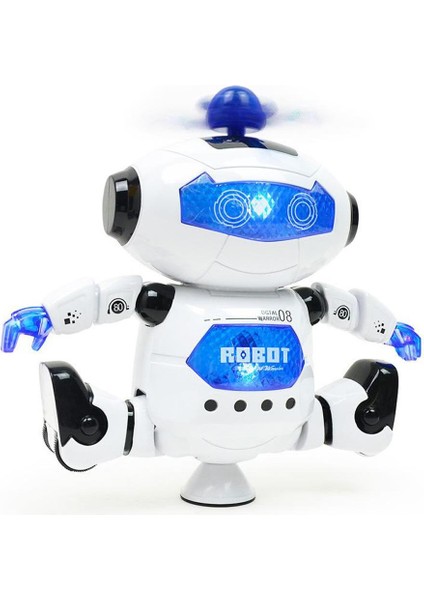 Sesli Işıklı Dans Eden Robot 24 Cm.