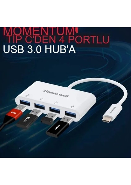 Momentum Type C To 4 Port USB Hub HC000016