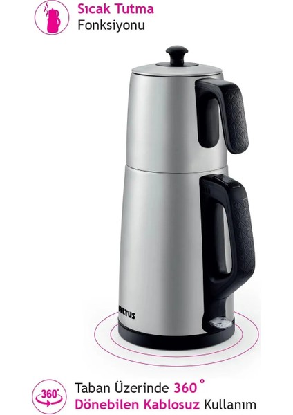 Al 795 I Inox 1650 W Çelik Çay Makinesi