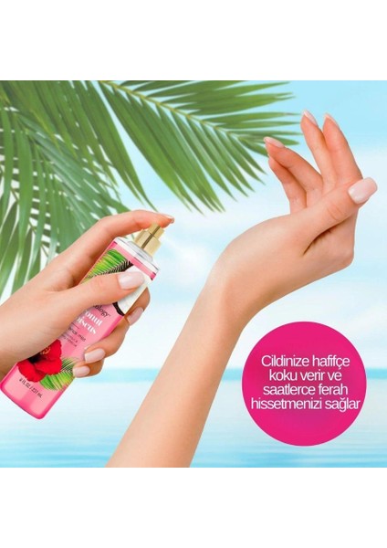 Coconut Hibiscus Fragrance Mist Hindistan Cevizli Kadın Vücut Spreyi 237 mL fırsatları