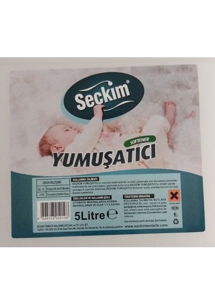 Yumuşatıcı Softener Beyaz 5 Litre