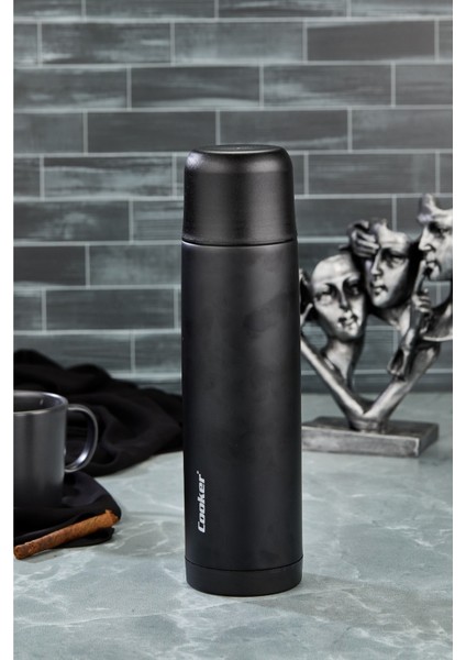 10 Adet Paslanmaz Çelik Black 750 ml Kitchen Piknik Kamp Okul Servis ve Ikram Su Meşrubat Çay Termos