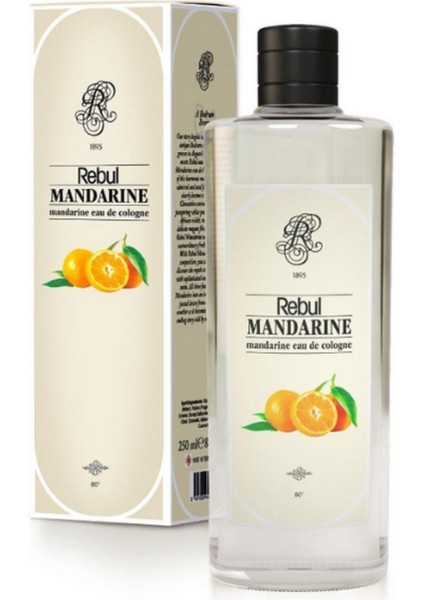 Mandarıne Edc 250ML Cam Şişeli Mandalina Kokulu Kolonya 12 Adet (1 Koli) fiyatları