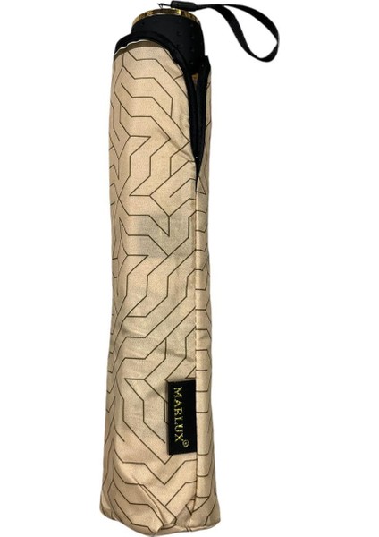 Krem Çizgi Desenli Yarasa Model Manuel Şemsiye 709822 modelleri